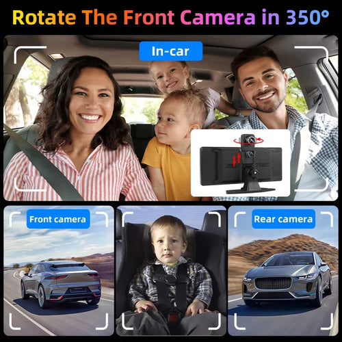 CarModernizer™ - 10.26" Ultra-Wide 4K Dash Cam with Wireless CarPlay & Android Auto