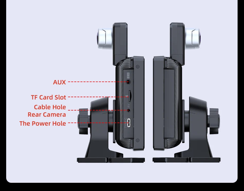 CarModernizer™ - 10.26" Ultra-Wide 4K Dash Cam with Wireless CarPlay & Android Auto
