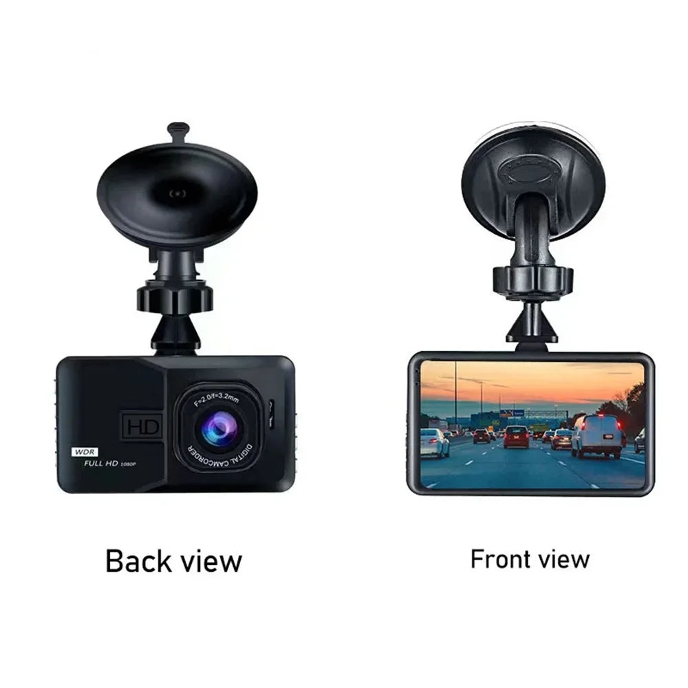 1080P Full HD Dashcam with Night Vision & 24h Parking Monitor
